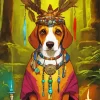 Beagle Hound King Diamond Painting