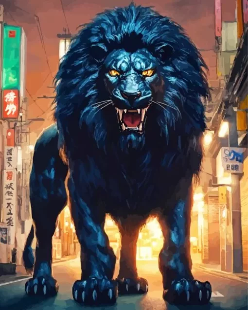 Beast Lion Diamond Painting