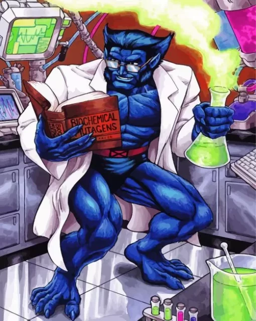 Beast Reading Diamond Painting