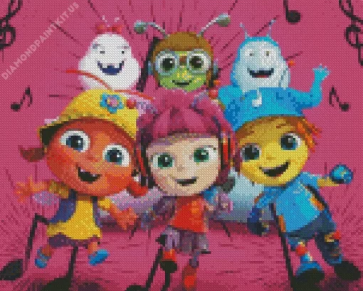 Beat Bugs Animated Serie Diamond Painting