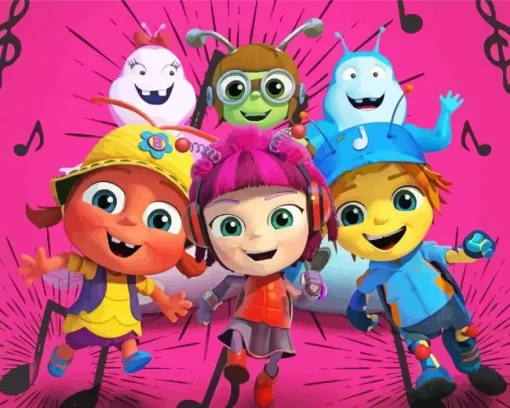 Beat Bugs Animated Serie Diamond Painting