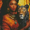 Beauty And The Lion Diamond Painting