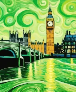 Big Ben Van Gogh Diamond Painting