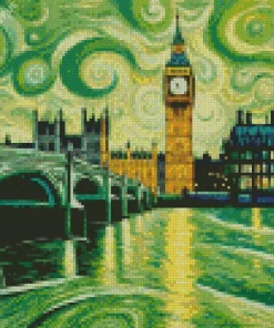 Big Ben Van Gogh Diamond Painting