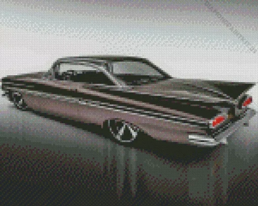 Black 1959 Impala Diamond Painting