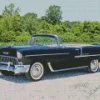 Black 55 Chevy Bel Air Diamond Painting