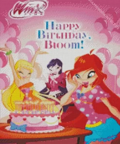 Bloom Winx Birthday Diamond Painting