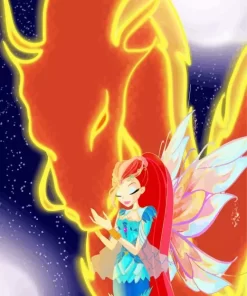 Bloom Winx Club Power Diamond Painting