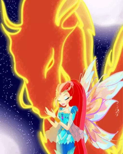 Bloom Winx Club Power Diamond Painting