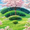 Blossom Landscape Diamond Painting