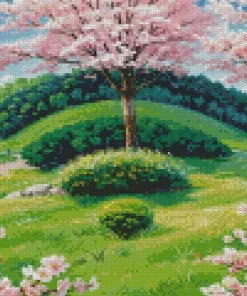 Blossom Landscape Diamond Painting