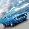 Blue 1969 Camaro Car Diamond Painting