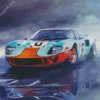 Blue And Orange GT40 Diamond Painting