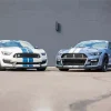 Blue And White Mustang Cars Diamond Painting