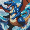 Blue Charizard Diamond Painting