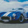 Blue Cobra Car Diamond Painting