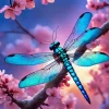 Blue Dragonfly Diamond Painting