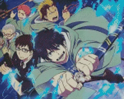 Blue Exorcist Anime Characters Diamond Painting