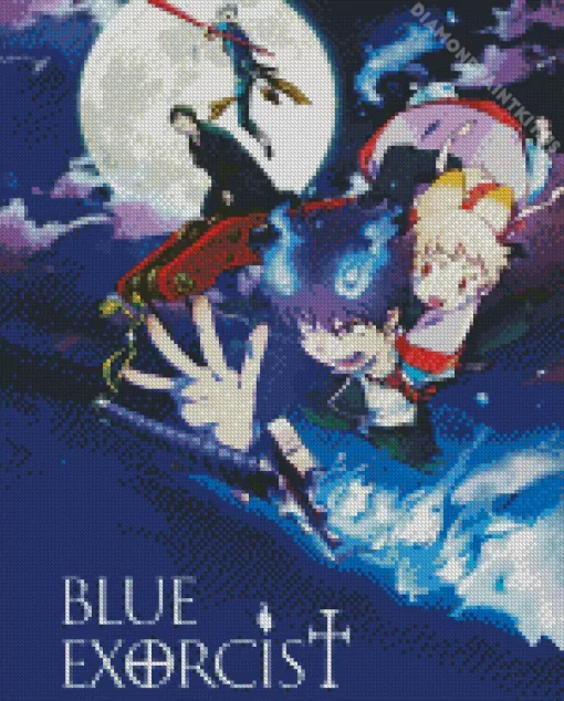 Blue Exorcist Poster Diamond Painting