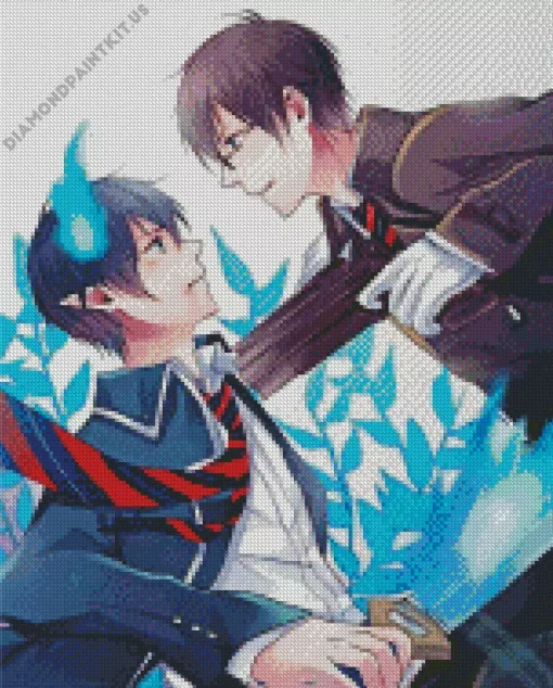 Blue Exorcist Rin And Yukio Diamond Painting