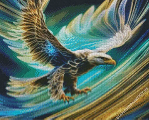 Cool Flying Eagle Diamond Painting