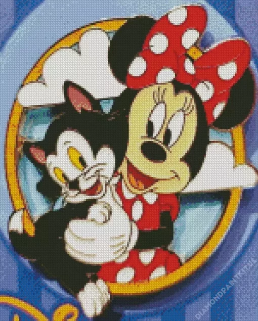 Cool Figaro And Minnie Diamond Painting