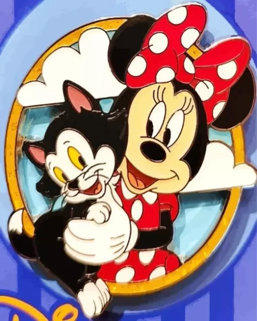 Cool Figaro And Minnie Diamond Painting