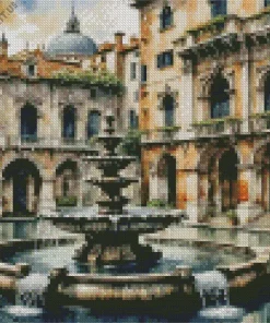 Cool Fountain Art Diamond Painting