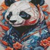 Cool Geometric Panda Diamond Painting