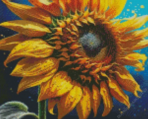 Cool Sunflower Art Diamond Painting