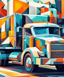 Cubsim Truck Diamond Painting