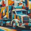 Cubsim Truck Diamond Painting