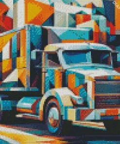 Cubsim Truck Diamond Painting