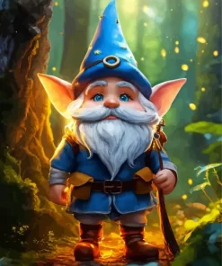 Cute Fantasy Gnome Diamond Painting