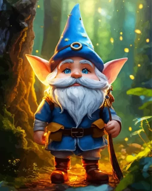 Cute Fantasy Gnome Diamond Painting