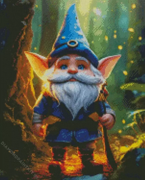 Cute Fantasy Gnome Diamond Painting