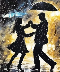 Dancing In The Rain Diamond Painting