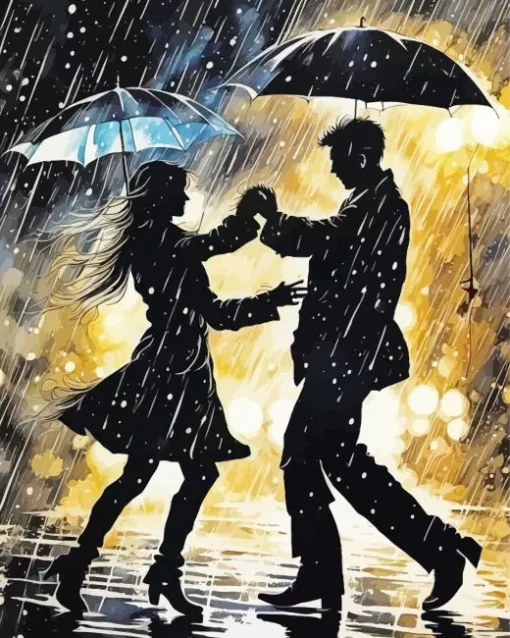 Dancing In The Rain Diamond Painting