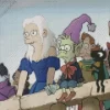 Disenchantment Bean And Elfo Diamond Painting