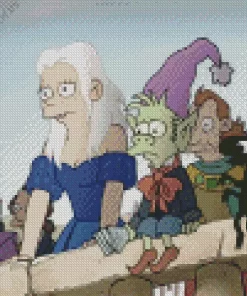 Disenchantment Bean And Elfo Diamond Painting