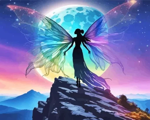 Fairy Silhouette Diamond Painting