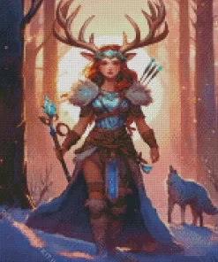 Fantasy Antler Diamond Painting