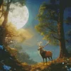 Fantasy Elk Diamond Painting