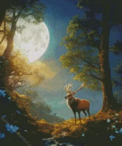 Fantasy Elk Diamond Painting