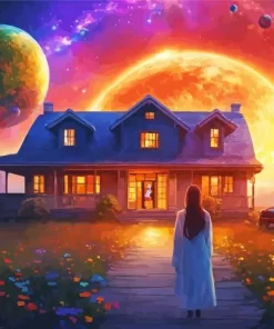 Fantasy House Art Diamond Painting