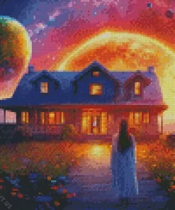 Fantasy House Art Diamond Painting