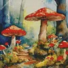 Fantasy Mushroom Land Diamond Painting