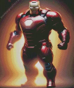 Fat Iron Man Diamond Painting