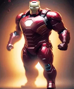 Fat Iron Man Diamond Painting