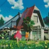 Ghibli Home Art Diamond Painting